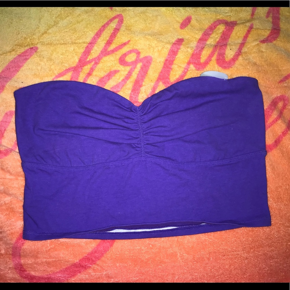 Victoria Secret  purple bandeau Lrg